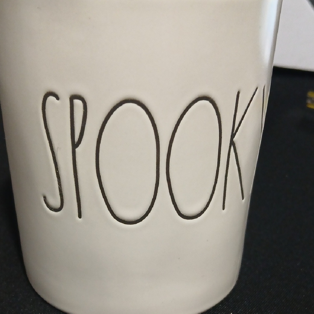Rae Dunn Spooky White Ceramic Canister - Picture 3 of 10